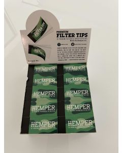 DISPLAY - HEMPER Perforated Paper Filter Tips