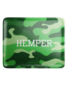 HEMPER Green Camouflage Rolling Tray - Large