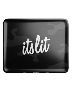 HEMPER It's Lit Black Camouflage Rolling Tray - Large