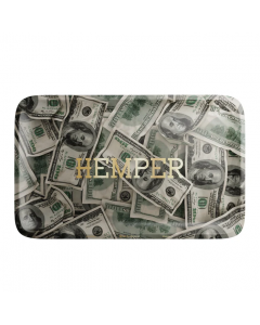 HEMPER "It's Money" Rolling Tray - Medium