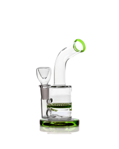 HEMPER Honeycomb Disc Perc Rig - Green