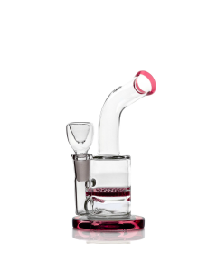 HEMPER Honeycomb Disc Perc Rig - Pink