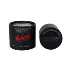 HAMMERCRAFT X RAW ALUMINUM GRINDER 4PT - BLACK 60MM