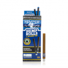 2pk King Size Rolls with Glass Tips - Hemp Paper - Blueberry