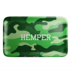 HEMPER Green Camouflage Rolling Tray - Medium