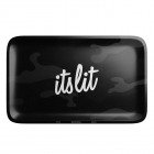 HEMPER It's Lit Black Camouflage Rolling Tray - Medium