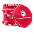 KOZO Grinder 63mm Window Red